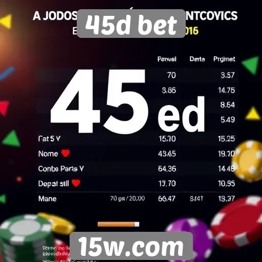 Estatísticas de jogos populares no 45d bet